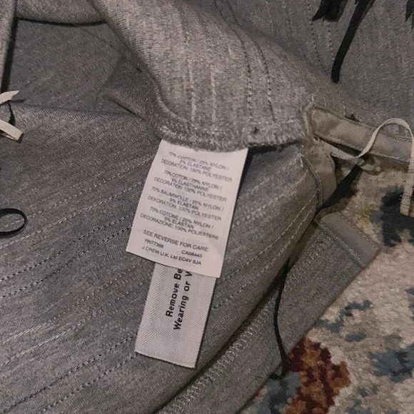 J. CREW KNIT TOP WITH FUN FRINGE IN GRAY STYLE E6249 - Picture 5 of 7